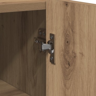 vidaXL Μπουφές Μασίφ Δρυ 45x35x75cm Επεξεργασμένο Ξύλο 1 τεμ.
