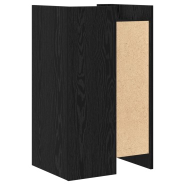 vidaXL Συρταριέρα Μαύρη Βελανιδιά 45x35x75cm Επεξεργασμένο Ξύλο 1 τεμ.