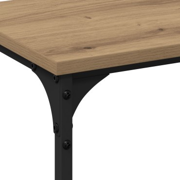 vidaXL Τραπέζι Κονσόλας Ξύλο Δρυός 200x29x75cm Σχεδιασμένο Ξύλο 1 τεμ.