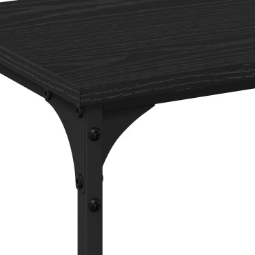 vidaXL Κονσόλα Μαύρη Δρυς 200x29x75cm Επεξεργασμένο ξύλο 1 τεμ.