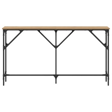 vidaXL Κονσόλα Ξύλο Δρυός 140x23x75cm Επεξεργασμένο Ξύλο 1 τεμ.