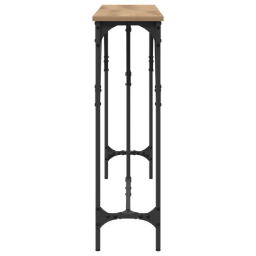 vidaXL Κονσόλα Ξύλο Δρυός 140x23x75cm Επεξεργασμένο Ξύλο 1 τεμ.