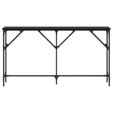 vidaXL Τραπέζι Κονσόλας Μαύρη Δρυς 140x23x75cm Κατασκευασμένο Ξύλο 1 τεμ.