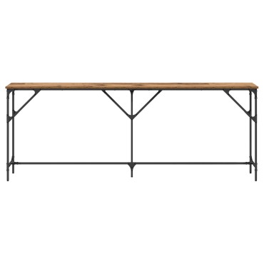 vidaXL Τραπέζι Κονσόλας Παλαιού Ξύλου 200x29x75cm Επεξεργασμένο Ξύλο 1 τεμ.