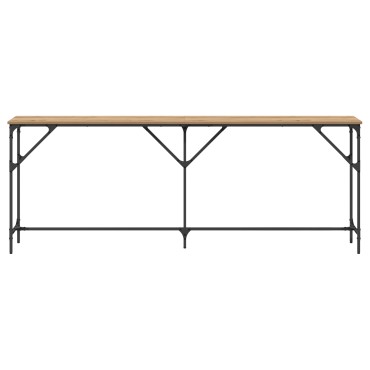 vidaXL Κονσόλα Ξύλο Δρυός 200x29x75 εκ 1 τεμ.