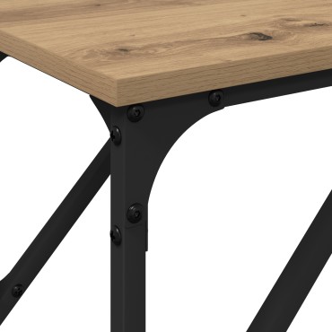 vidaXL Κονσόλα Ξύλο Δρυός 200x29x75 εκ 1 τεμ.