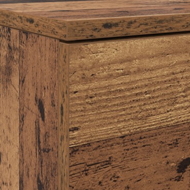 vidaXL Ντουλάπι παπουτσιών Παλιό Ξύλο 100.5x28x100cm Μηχανικά Ξύλο
