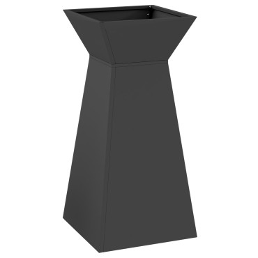 vidaXL Βάση Φυτών Μαύρη Πλαστική 35 x 35 x 73 εκ. Γλάστρες Βάση Φυτών