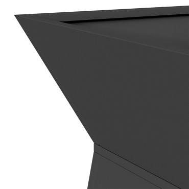 vidaXL Βάση Φυτών Μαύρη Πλαστική 35 x 35 x 73 εκ. Γλάστρες Βάση Φυτών
