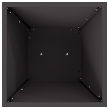 vidaXL Βάση Φυτών Μαύρη Πλαστική 35 x 35 x 73 cm Κυλινδρική Σύγχρονη