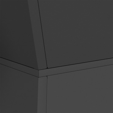 vidaXL Βάση Φυτών Μαύρη Πλαστική 35 x 35 x 73 cm Κυλινδρική Σύγχρονη