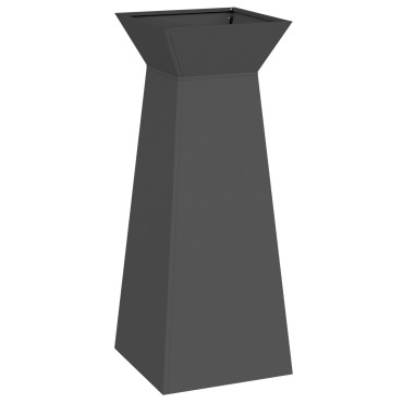 vidaXL Στήριγμα Φυτών Μαύρο Μέταλλο 40 x 40 x 101 cm Διακοσμητικά Ένθετα