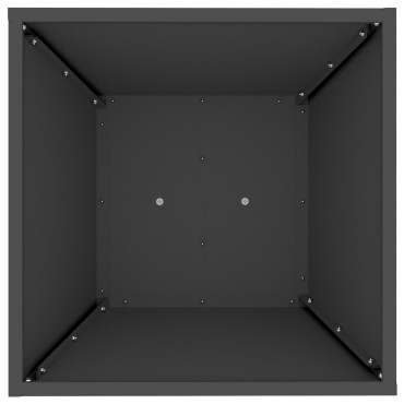 vidaXL Στήριγμα Φυτών Μαύρο Μέταλλο 40 x 40 x 101 cm Διακοσμητικά Ένθετα