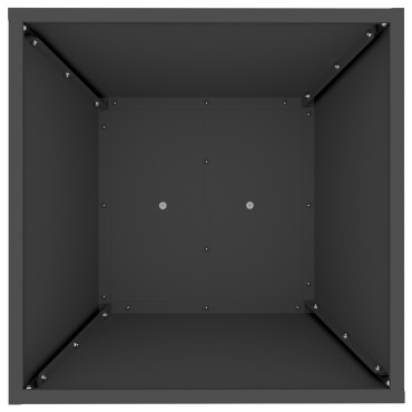 vidaXL Βάση Φυτών Μαύρη Μέταλλο 40 x 40 x 101 εκ Γλάστρες Βάση Φυτών
