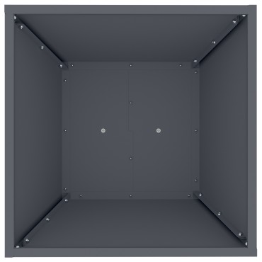 vidaXL Βάση Φυτών Ανθρακί Πλαστική 40 x 40 x 101 εκ Τετράγωνη Μοντέρνα