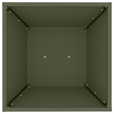 vidaXL Βάση Γλάστρας Ελιά Μέταλλο 40 x 40 x 101 εκ. Γλάστρες