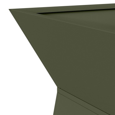 vidaXL Βάση Γλάστρας Ελιά Μέταλλο 40 x 40 x 101 εκ. Γλάστρες