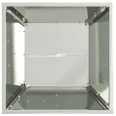 vidaXL Βάση Φυτών Ανοξείδωτο Ατσάλι 40 x 40 x 101 εκ. Ανθεκτική