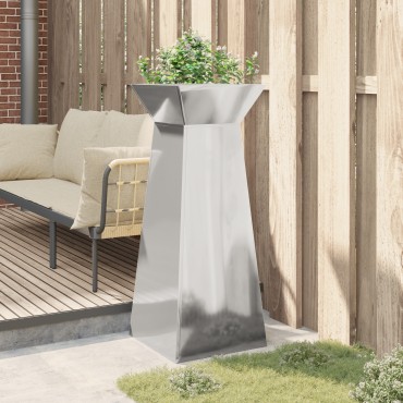 vidaXL Βάση φυτών Γαλβανισμένο ατσάλι 40 x 40 x 101 cm Γλάστρες