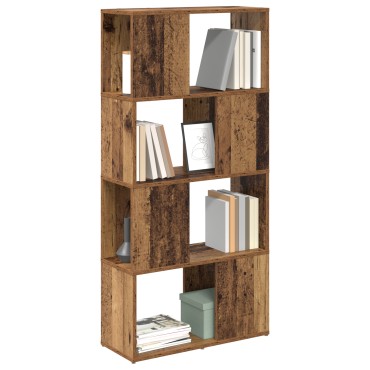 vidaXL Μονάδα Αποθήκευσης Παλαιό ξύλο MDF 60x24x124cm
