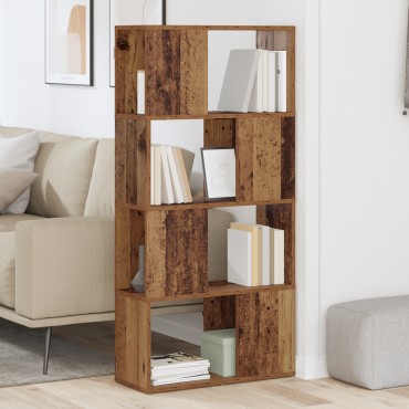 vidaXL Μονάδα Αποθήκευσης Παλαιό ξύλο MDF 60x24x124cm