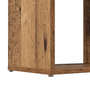 vidaXL Μονάδα Αποθήκευσης Παλαιό ξύλο MDF 60x24x124cm
