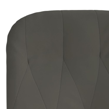 vidaXL Πολυθρόνα Relax Σκούρο Γκρι Βελούδινη 70x77x98cm 1 τεμ.
