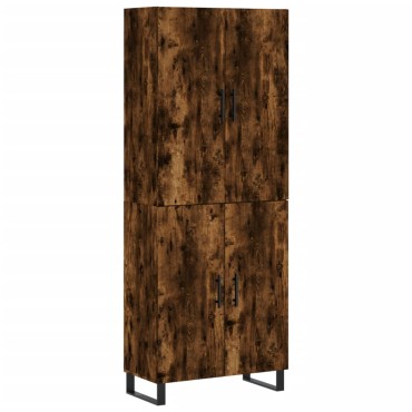 vidaXL Ντουλάπι Καπνιστή Δρυς 69,5x34x180cm από Επεξεργασμένο Ξύλο 1 τεμ.