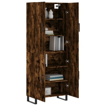vidaXL Ντουλάπι Καπνιστή Δρυς 69,5x34x180cm από Επεξεργασμένο Ξύλο 1 τεμ.