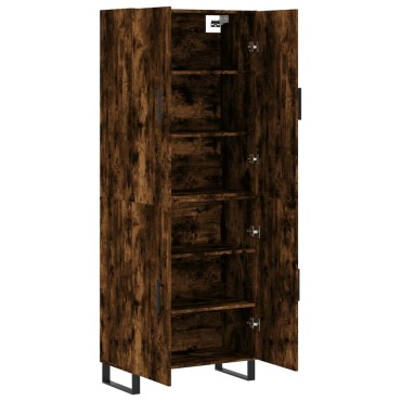 vidaXL Ντουλάπι Καπνιστή Δρυς 69,5x34x180cm από Επεξεργασμένο Ξύλο 1 τεμ.