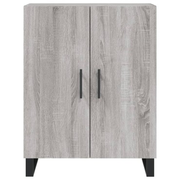 vidaXL Ντουλάπι Γκρι Sonoma 69,5x34x180cm Επεξεργασμένο Ξύλο 1 τεμ.