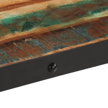 vidaXL Τραπεζάκι Σαλονιού+Ροδάκια 100x55x26cm Μασίφ Ανακυκλωμένο Ξύλο 1 τεμ.
