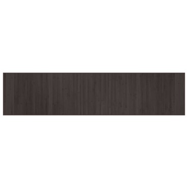 vidaXL Χαλί Ορθογώνιο Σκούρο Καφέ 70x300cm Μπαμπού