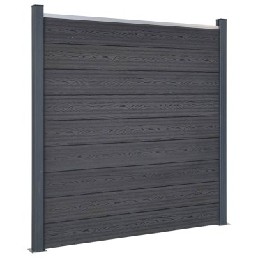 vidaXL Σετ Πάνελ Περίφραξης Καφέ 872x186cm από WPC