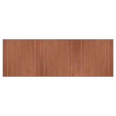 vidaXL Χαλί Ορθογώνιο Καφέ 100x300cm Μπαμπού