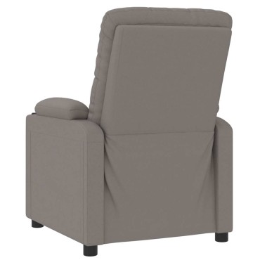 vidaXL Πολυθρόνα Ανακλινόμενη Taupe Υφασμάτινη 78,5x93x96,5cm 1 τεμ.
