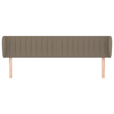 vidaXL Κεφαλάρι με Πτερύγια Taupe 163x23x78/88cm Υφασμάτινο 1 τεμ.