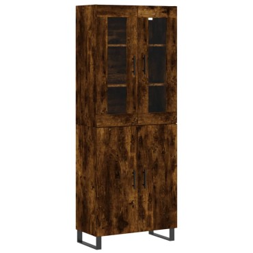 vidaXL Ντουλάπι Καπνιστή Δρυς 69,5x34x180cm από Επεξεργασμένο Ξύλο 1 τεμ.