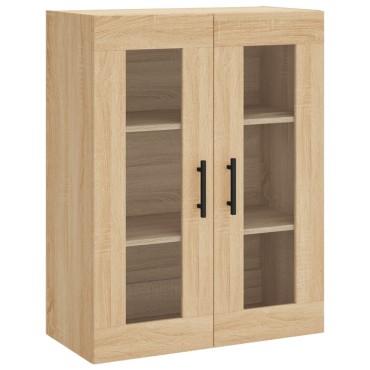 vidaXL Ντουλάπι Sonoma δρυς 69,5x34x180cm από Επεξεργασμένο Ξύλο 1 τεμ.