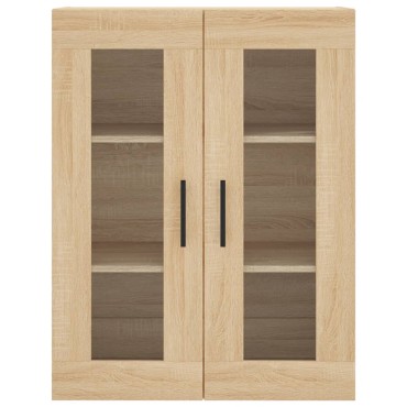 vidaXL Ντουλάπι Sonoma δρυς 69,5x34x180cm από Επεξεργασμένο Ξύλο 1 τεμ.