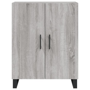 vidaXL Ντουλάπι Γκρι Sonoma 69,5x34x180cm Επεξεργασμένο Ξύλο 1 τεμ.