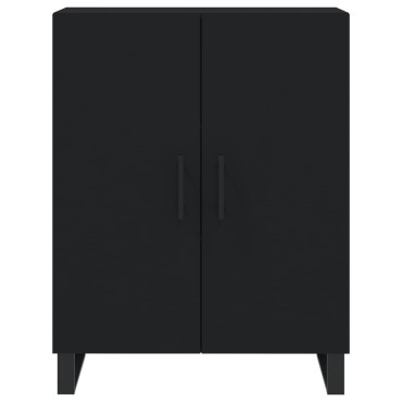 vidaXL Ντουλάπι Μαύρο 69,5x34x180cm από Επεξεργασμένο Ξύλο 1 τεμ.
