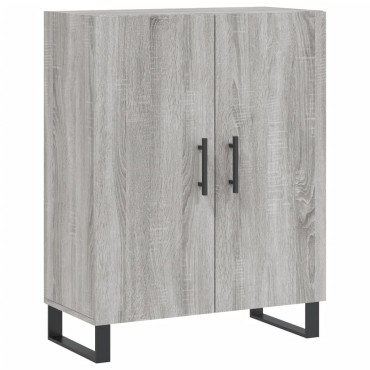 vidaXL Ντουλάπι Γκρι Sonoma 69,5x34x90cm από Επεξεργασμένο Ξύλο 1 τεμ.