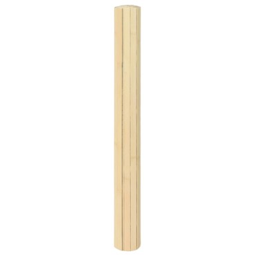 vidaXL Χαλί Ορθογώνιο Ανοιχτό Φυσικό 100x200cm Μπαμπού