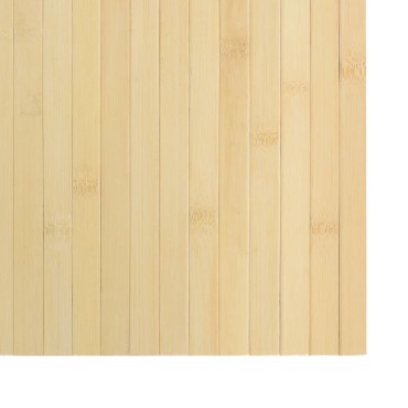 vidaXL Χαλί Ορθογώνιο Ανοιχτό Φυσικό 100x200cm Μπαμπού