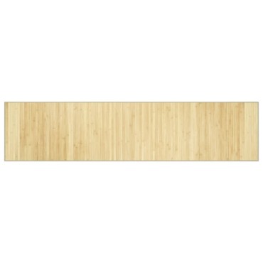 vidaXL Χαλί Ορθογώνιο Ανοιχτό Φυσικό 70x300cm Μπαμπού