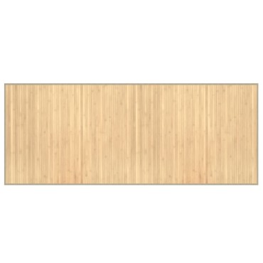 vidaXL Χαλί Ορθογώνιο Ανοιχτό Φυσικό 80x200cm Μπαμπού
