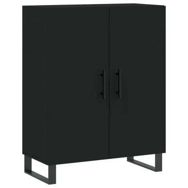 vidaXL Ντουλάπι Μαύρο 69,5x34x180cm από Επεξεργασμένο Ξύλο 1 τεμ.