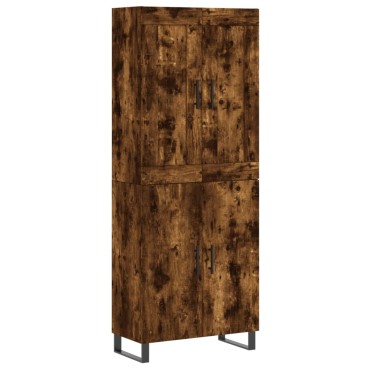 vidaXL Ντουλάπι Καπνιστή Δρυς 69,5x34x180cm από Επεξεργασμένο Ξύλο 1 τεμ.