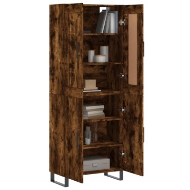 vidaXL Ντουλάπι Καπνιστή Δρυς 69,5x34x180cm από Επεξεργασμένο Ξύλο 1 τεμ.